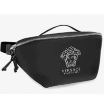VERSACE BELT PARFUMS BUM BAG TRAVEL BLACK BRAND NEW WITH DUST BAG