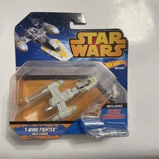 Hot Wheels Star Wars Y-Wing Fighter Gold Leader New and Sealed Over 3 Years Old