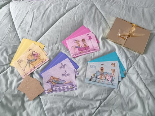 Greeting card notelets - 8,