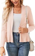 Womens Lightweight Draped Open