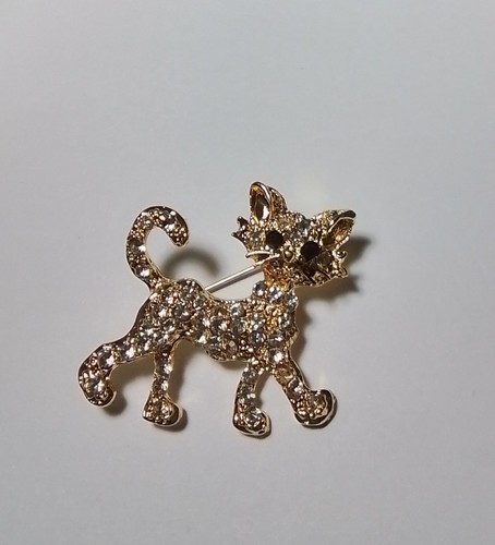 Beautiful gold tone kitten - gold,