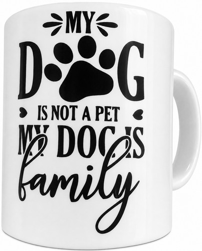 Dog family mug - dog, is