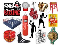 Boxing themed edible - boxing,