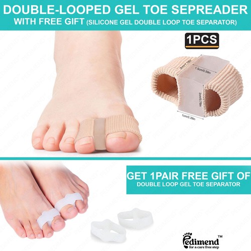 Pedimend double looped gel - double-looped,