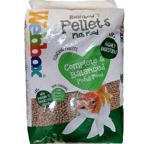 Rainbow pond pellets 350g 1kg - pond,