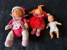 3 x washable Corolle Baby Dolls