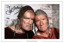 JOHN CLEESE & MICHAEL PALIN Signed Autograph PHOTO Signature Print MONTY PYTHON