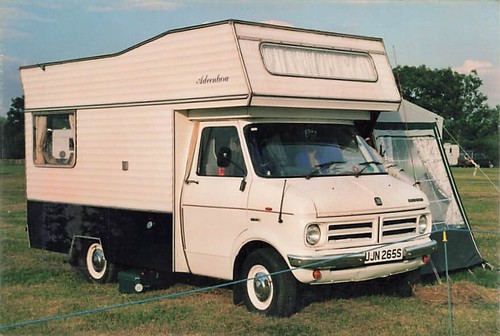 Old motorhome vintage - old,
