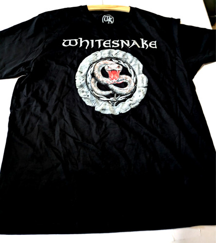 Whitesnake shirt black mens - whitesnake, t