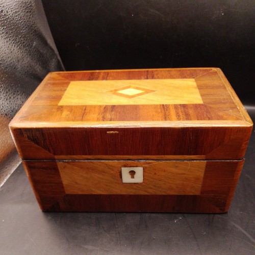 Antique georgian tea caddy - georgian,