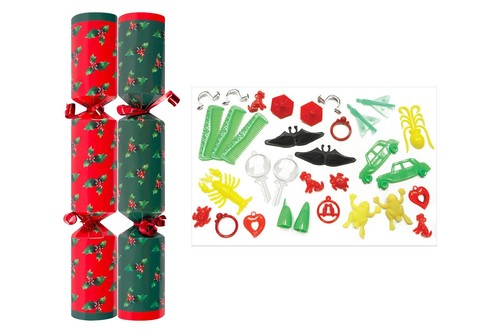 Holly red green christmas - red, &green