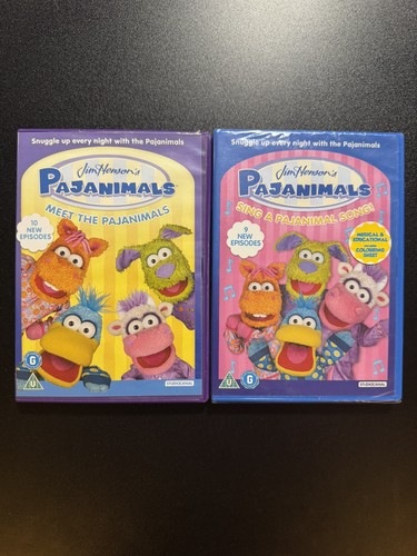 Pajanimals dvds x1 sealed - pajanimals,