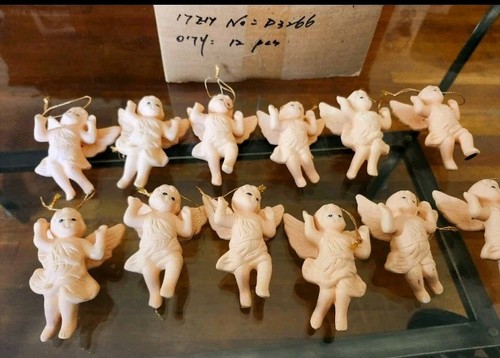 Vintage terracotta cherub - terracotta,