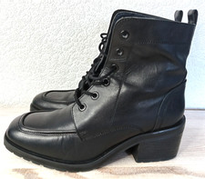 Ladies NEXT Black Leather Boots (Size UK 5) EU 38
