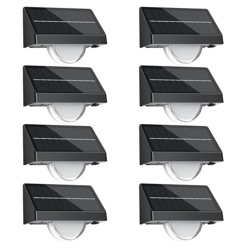 Solar fence lights deck step - fence, deck/step