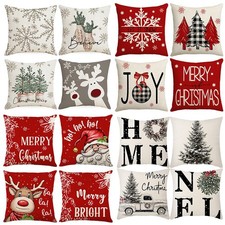 4X Christmas Cushion Cover
