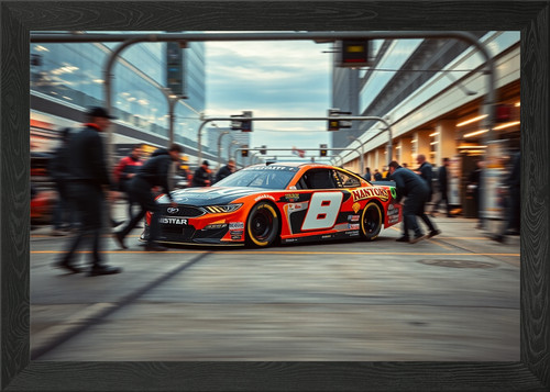 Nascar stock car - nascar, framed