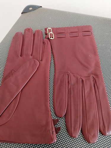 Ladies leather gloves - ladies,