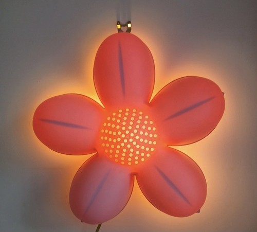Vintage pink ikea flower wall - flower,