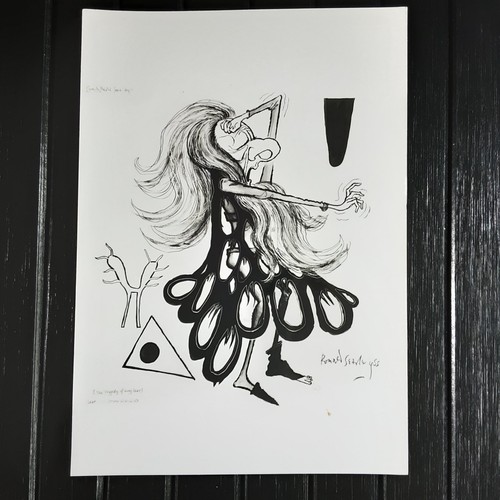 Ronald searle caricature - ronald,