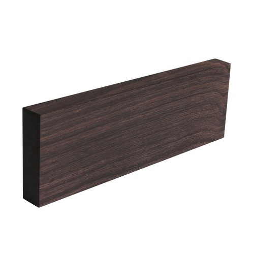 Black ebony lumber block - ebony,
