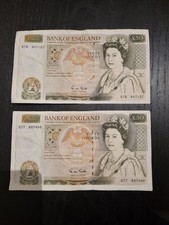 Fifty Pound Note A01 prefix