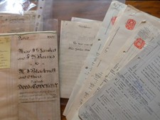 VINTAGE LEGAL DOCUMENTS -