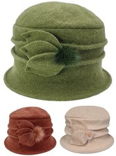 Womens Cloche Hat Crushable