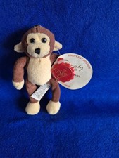 KEEL TOY Simply Soft Collection Monkey Bendable Plush Toy with Tags.