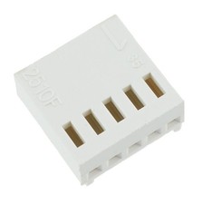 Way straight pcb - 5-way, crimp