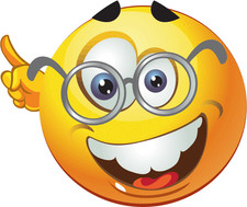 Cartoon Funny Education Idea Smile Car Bumper Sticker Decal 5" x 5"