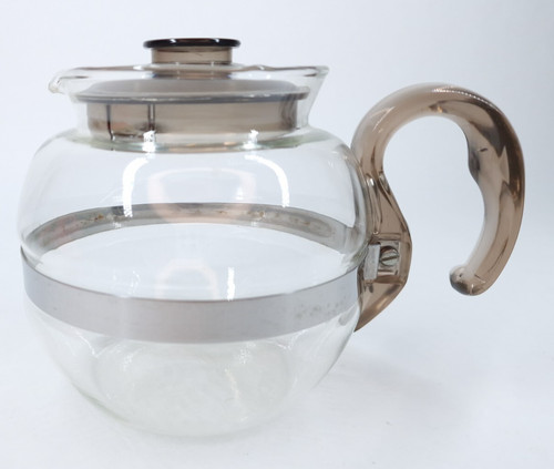 Pyrex glass tea pot - tea,
