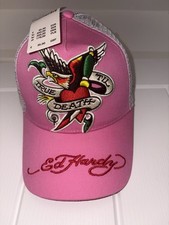 Ed Hardy Y2K Pink Embroidered