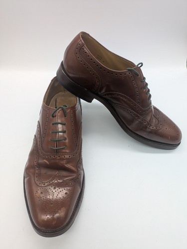 Loake leather brown brogue - loake,