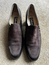 Gabor Leather And Suede Brown