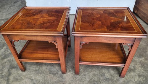 Pair two antique repro charles - repro,