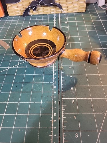 Vintage yellow brown - vintage, ceramic