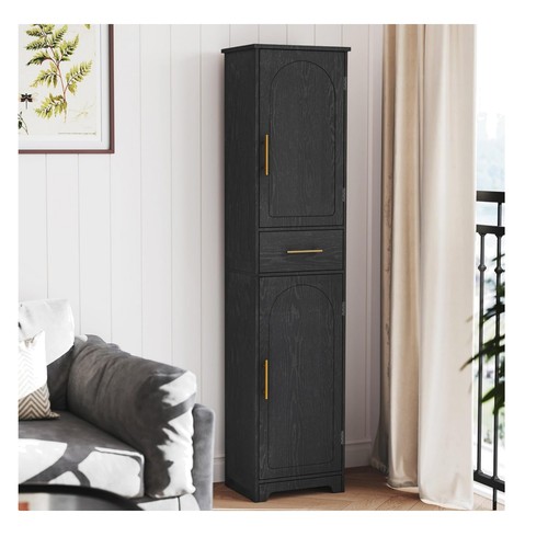 Tall narrow bathroom - narrow, cabinet
