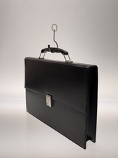 Dunhill Briefcase -- Black Plain   from Japan
