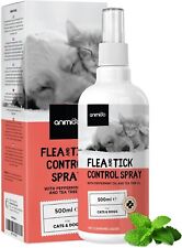 Animigo Flea & Tick Spray for Dogs & Cats 500ml for Dry, Itchy & Irritated Skin