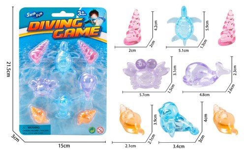 22pcs underwater diving toys - 6-22pcs,