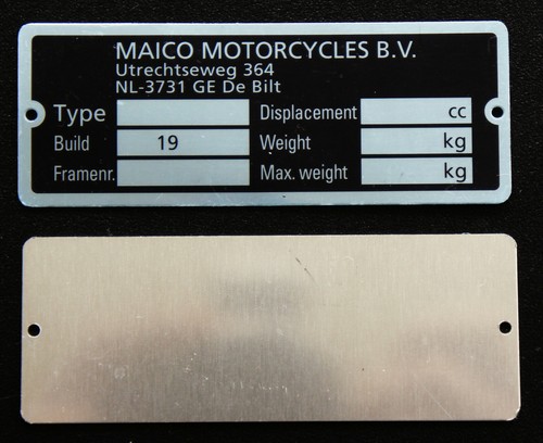 Maico motorcycles v - maico, b.v