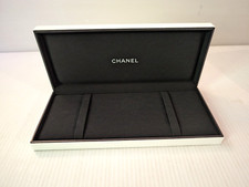 Authentic Chanel white leather