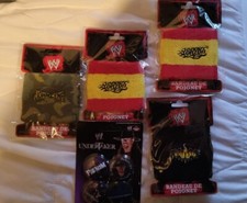 wwe official sweat wristbands - randy orton - John Cena- basista, merchandise