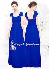 Chiffon scoop neck floor