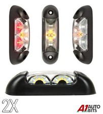 2X Led Amber Red White Side