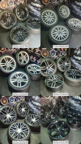 Various used alloy - alloy, wheels