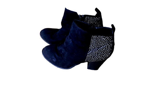 Graceland black suede boots