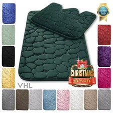 Diamond  Bath Mat Set Pedestal