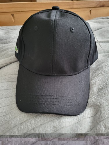 Lacoste black baseball cap - lacoste,